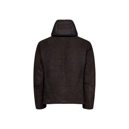 Herno Brown Lambskin Coat