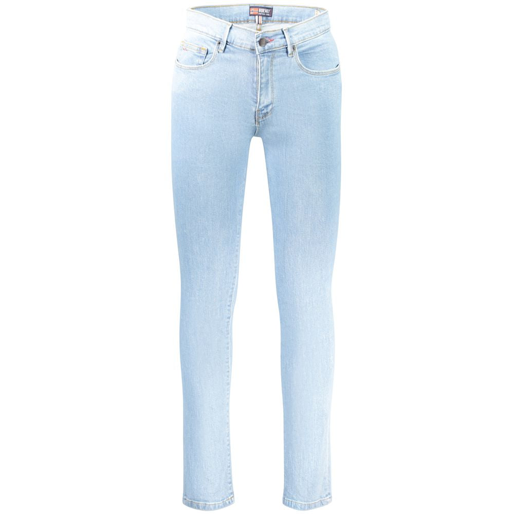 Norway 1963 Azzurro Cotton Men Jeans