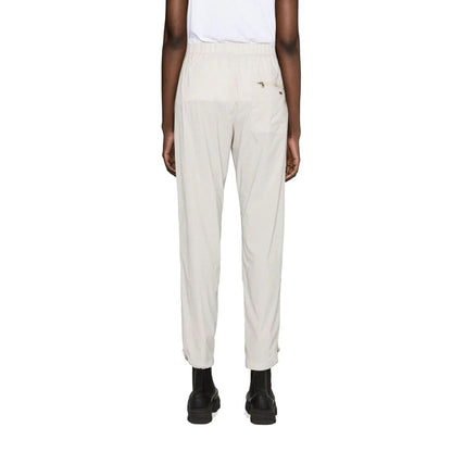 Herno Gray Elastane Casual Pants