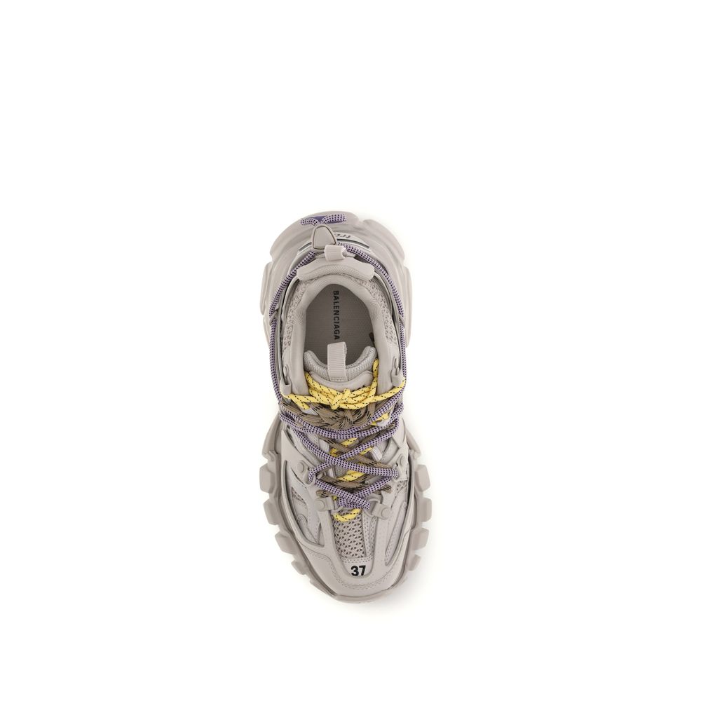 Balenciaga Gray Polyester Athletic Sneakers
