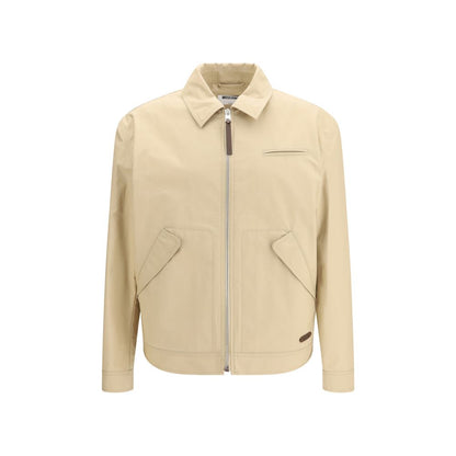 Moschino Brown Cotton Coat