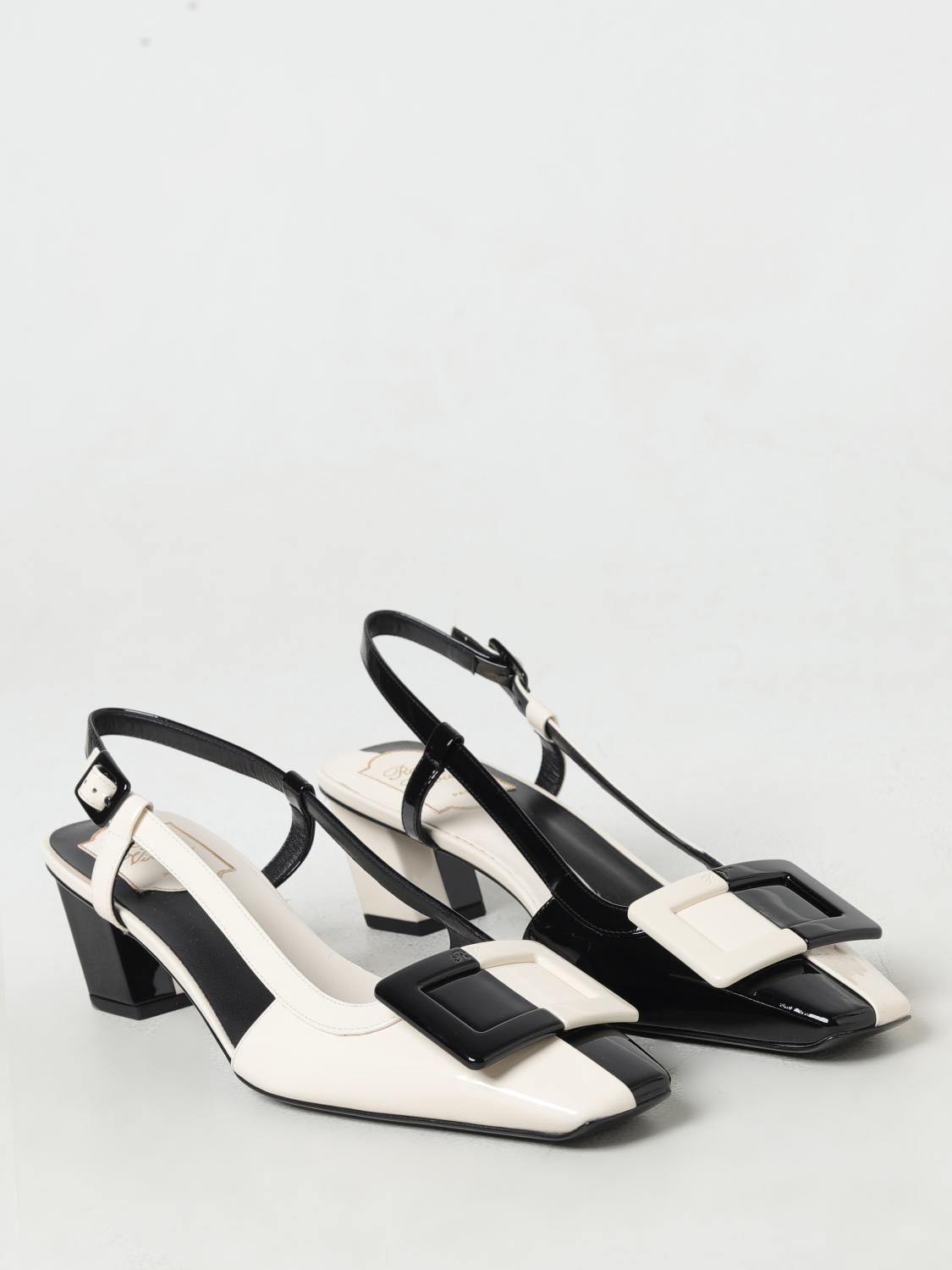 Roger Vivier Black Leather Pumps
