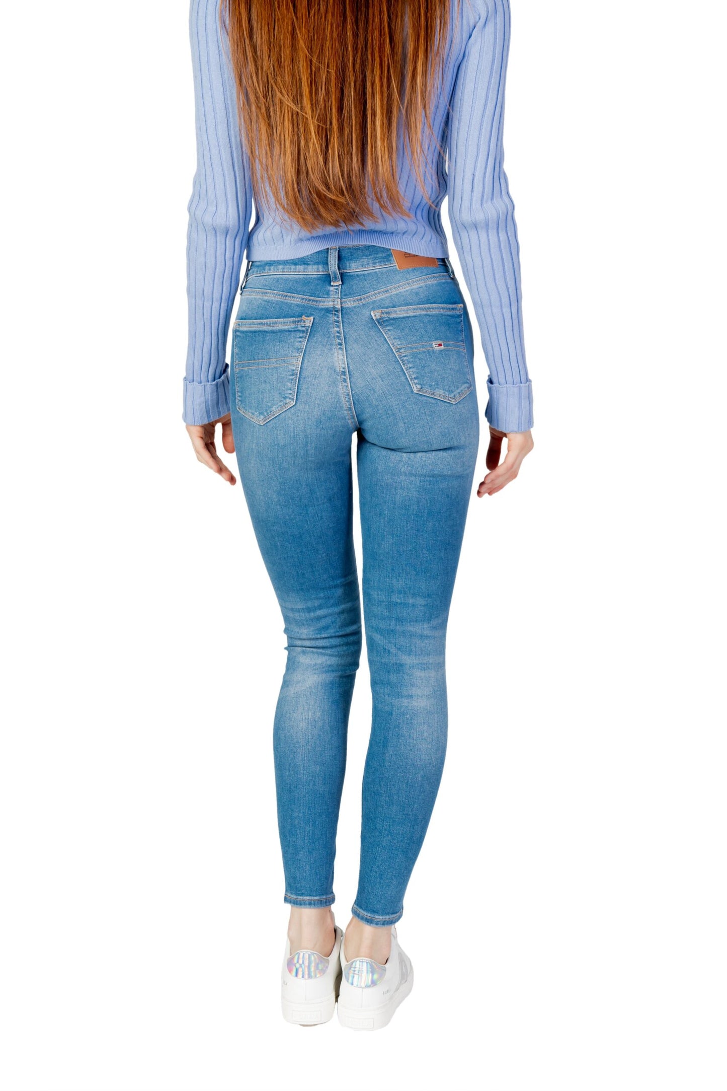 Tommy Hilfiger Light Blue Cotton Skinny Jeans