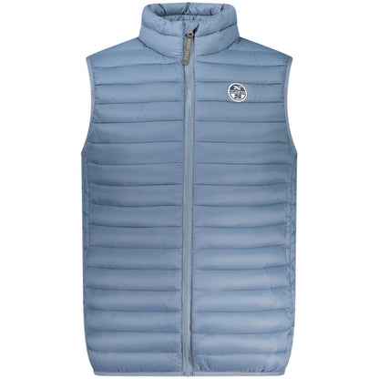North Sails Blue Polyester Sleveless Jacket