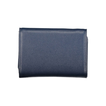 Mario Valentino Blue Polyethylene Wallet