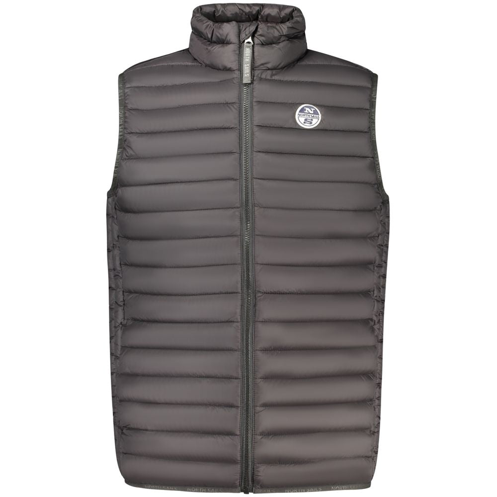 North Sails Black Polyester Sleveless Jacket
