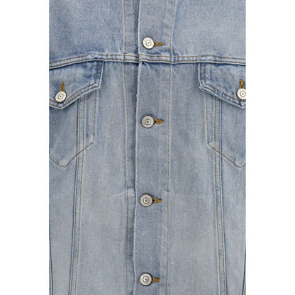 Balenciaga Light Blue Cotton Denim Jacket