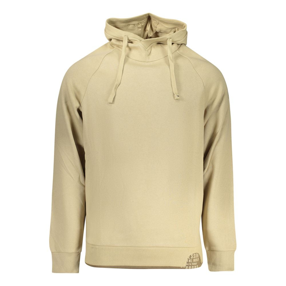 Rifle Beige Cotton Men's Sweatshirt