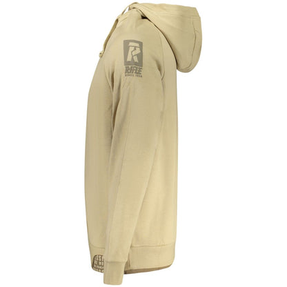 Rifle Beige Cotton Men's Sweatshirt