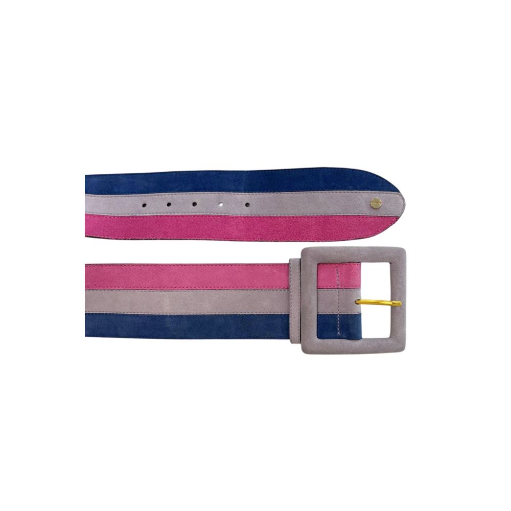 Borbonese Multicolor Genuine Leather Women Belt