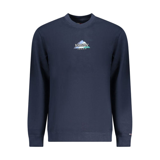 Tommy Hilfiger Blue Cotton Men Sweatshirt