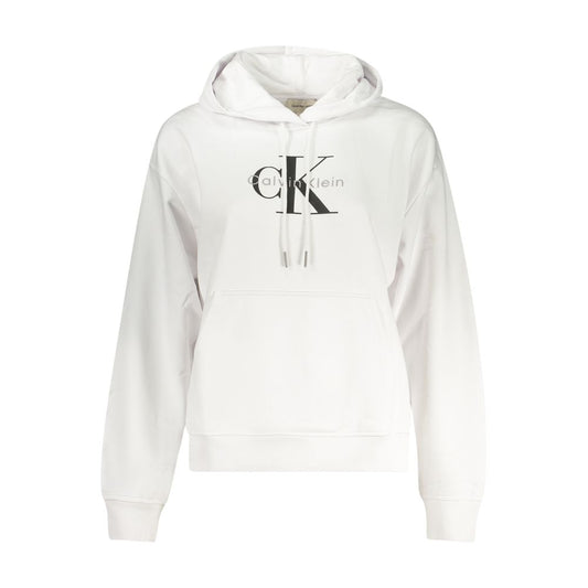 Calvin Klein White Cotton Sweatshirt