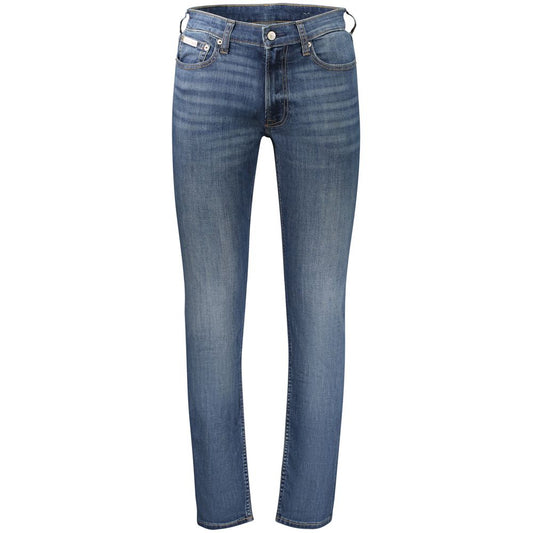 Calvin Klein Blu Cotton Mens Jeans