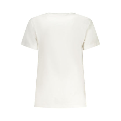 Guess Jeans Bianco Cotone Women T-Shirt