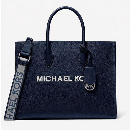 Michael Kors Blue Fur Shoulder Bag