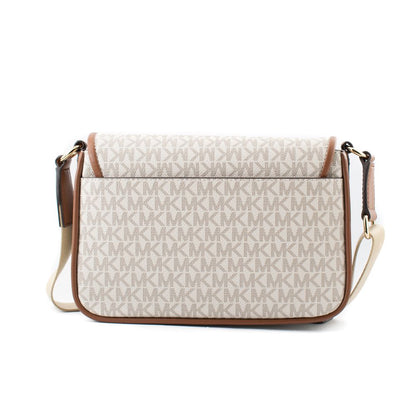 Michael Kors Beige Canvas Crossbody Bag