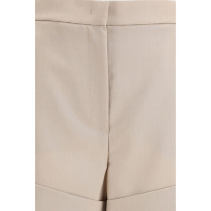 Max Mara Bicolor Fleece Wool Short And Mini Shorts