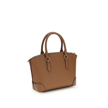 Michael Kors Brown Calf Leather Bos Taurus Shoulder Bag