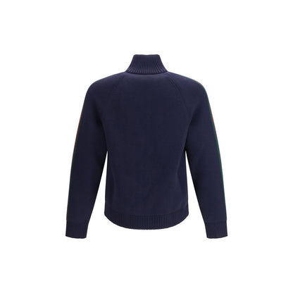 Gucci Blue Wool Trench Coat