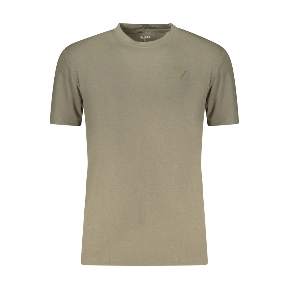Guess Jeans Verde Cotton Modal Men T-Shirt