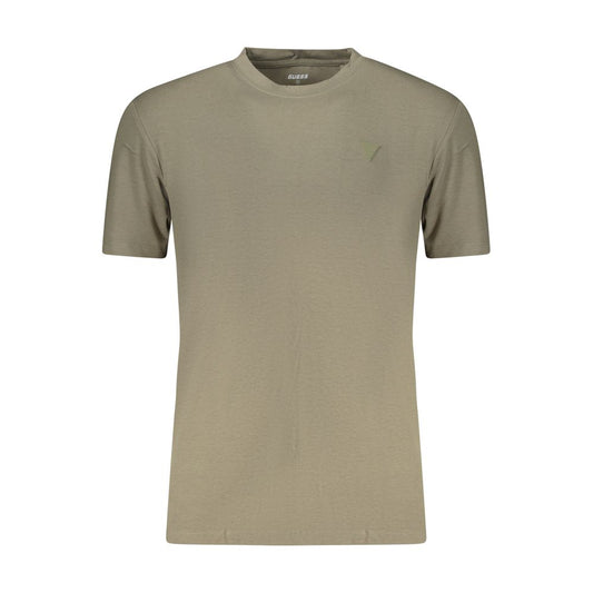 Guess Jeans Verde Cotton Modal Men T-Shirt