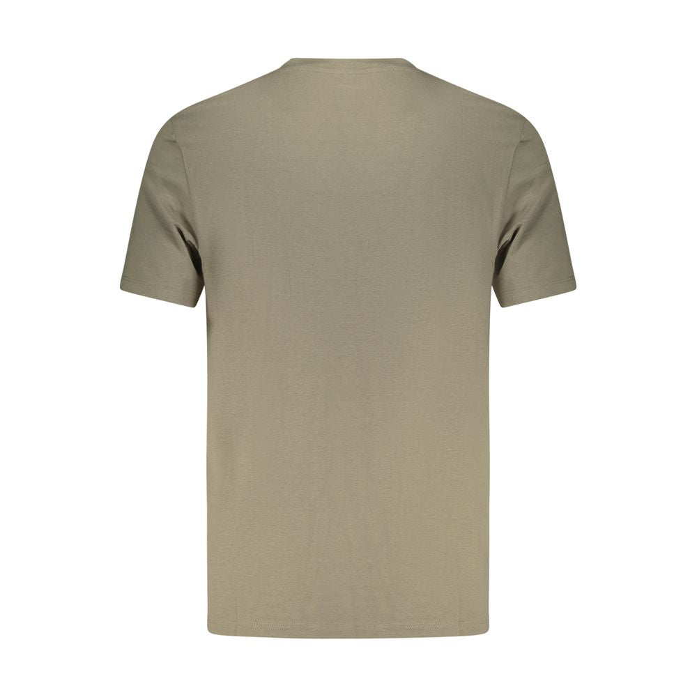 Guess Jeans Verde Cotton Modal Men T-Shirt