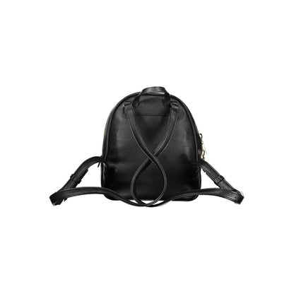 Guess Jeans Nero Poliuretano Women Backpack