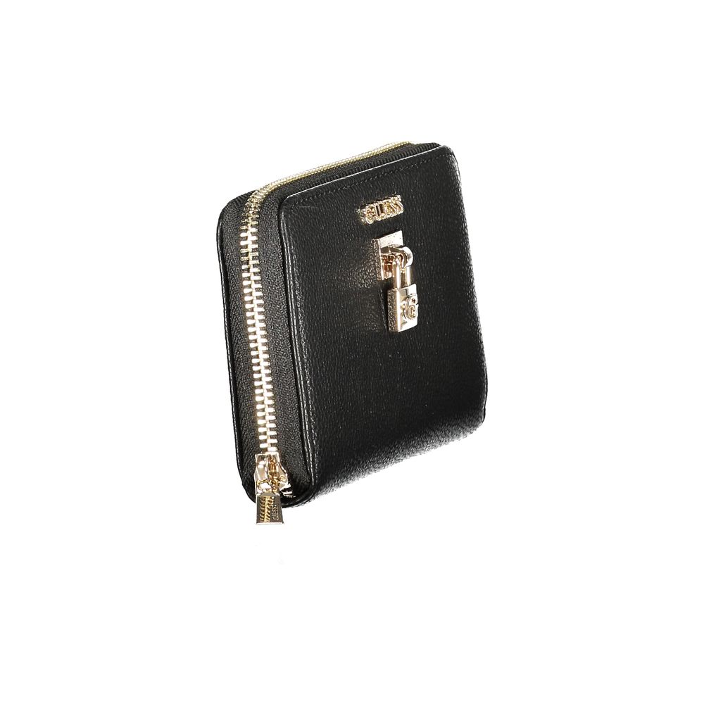 Guess Jeans Nero Poliuretano Women Wallet