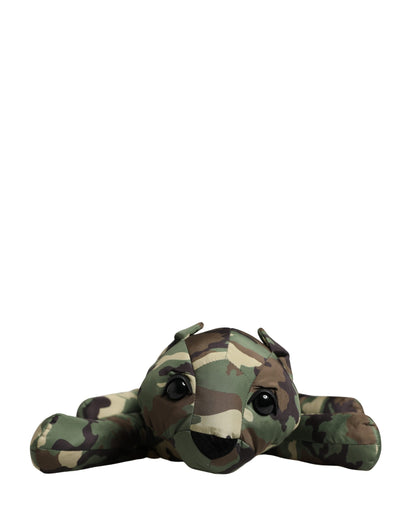 Dolce & Gabbana Multicolor Camouflage Animal Silhouette Waist Borse Bag