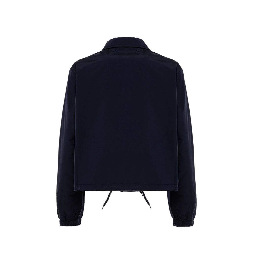 Autry Blue Polyester Full-Length Jacket