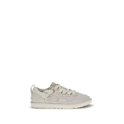 UGG Purple Calf Leather Bos Taurus Low Top Sneakers