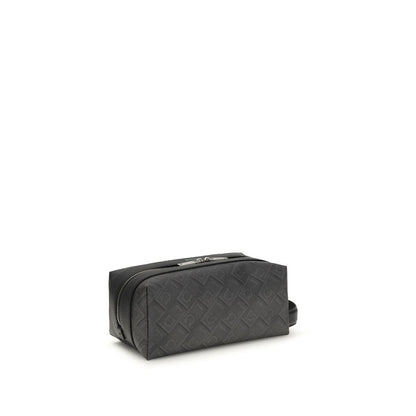 Ferragamo Black Calf Leather Bos Taurus Handbag