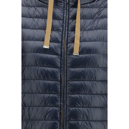 Herno Blue Polyamide Coat