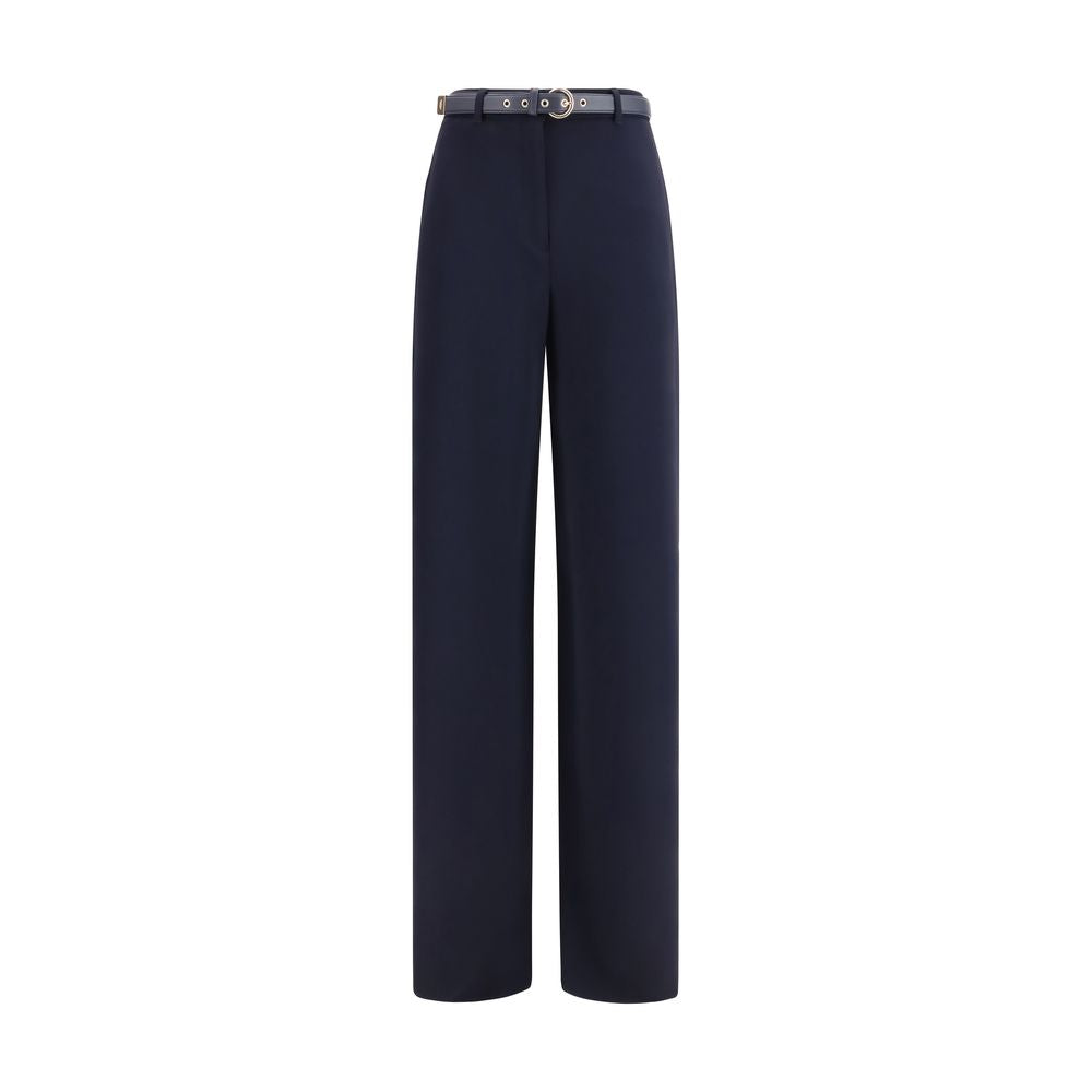 Max Mara Blue Triacetate Top