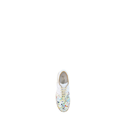 Margiela White Calf Leather Bos Taurus Sneakers