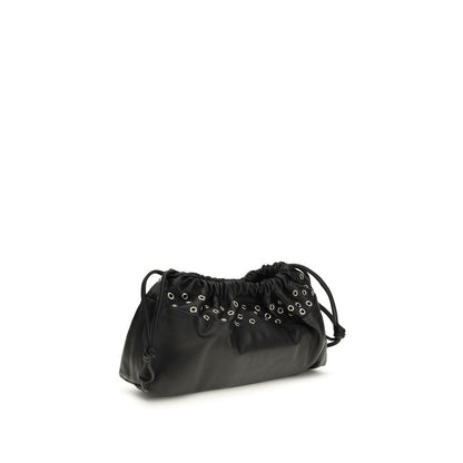 Pierre Hardy Black Calf Leather Bos Taurus Shoulder Bag
