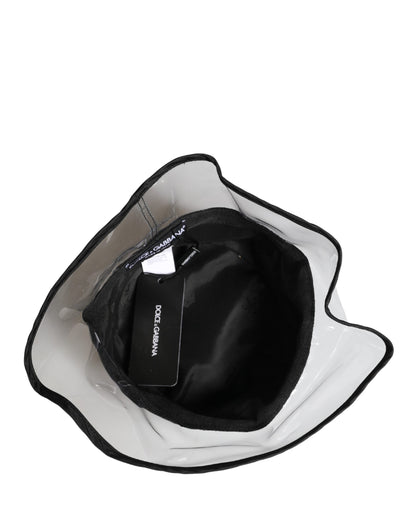 Dolce & Gabbana Men Black Plastic Fisherman Bucket Capello Hat