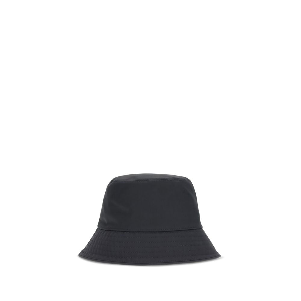 Moncler Blue Cotton Bucket Hat