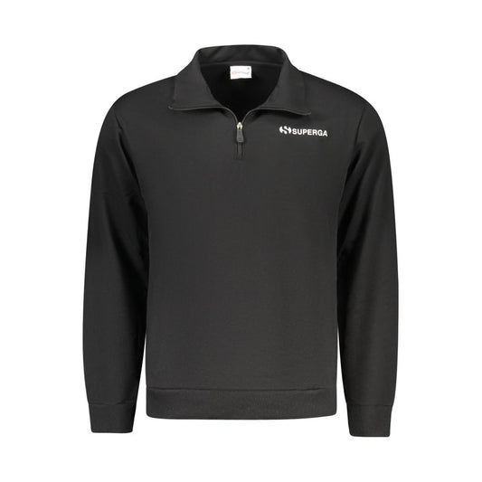 Superga Black Cotton Men's Sweatshirt