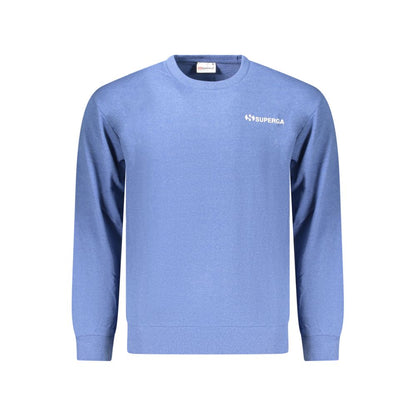 Superga Azzurro Cotton Men Sweatshirt