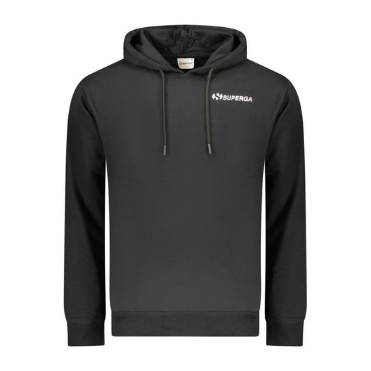 Superga Black Cotton Men Sweatshirt