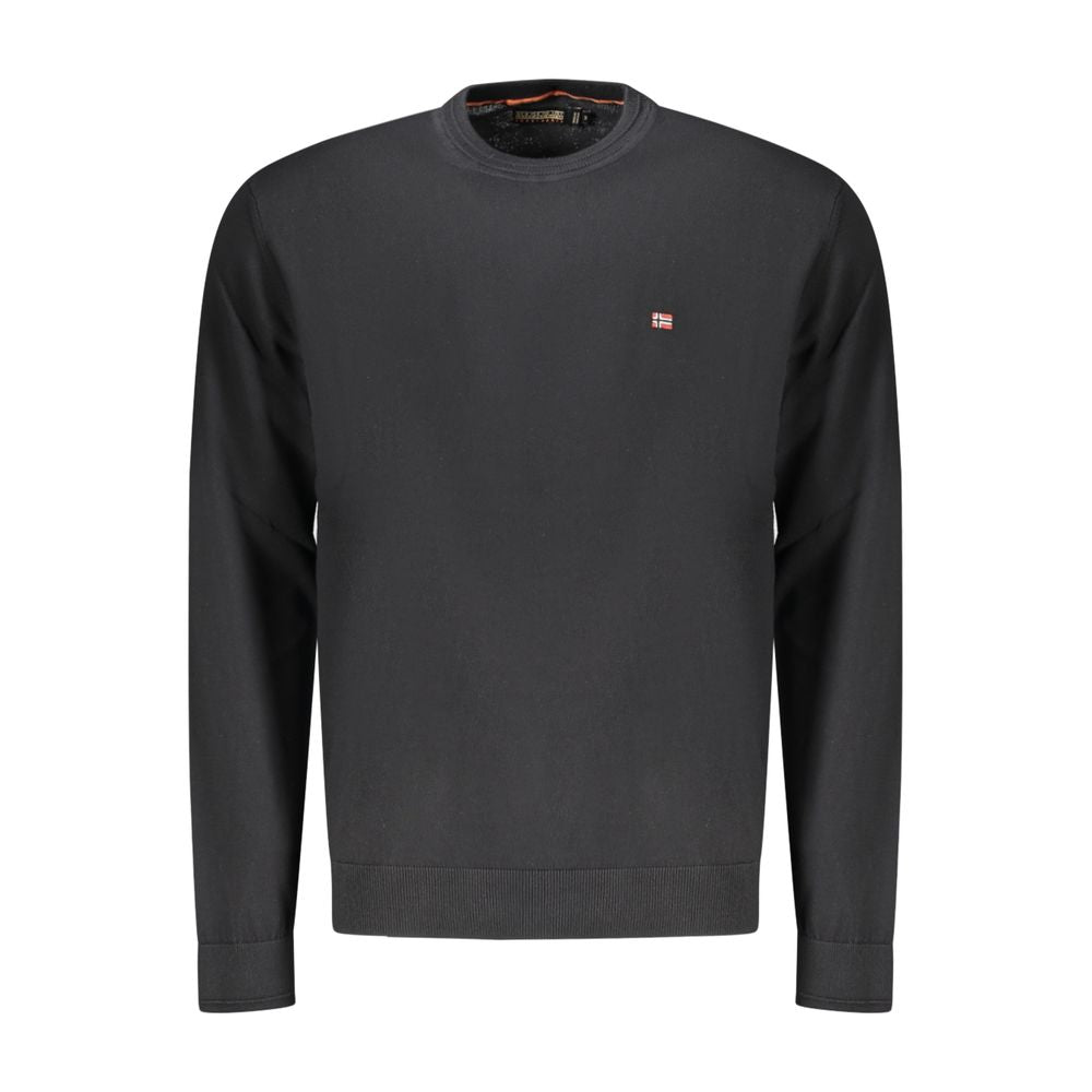 Napapijri Black Cotton Sweatshirt