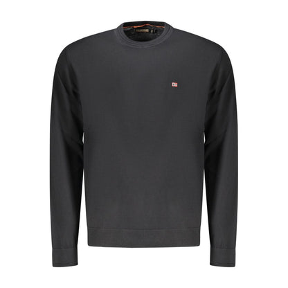 Napapijri Black Cotton Sweatshirt