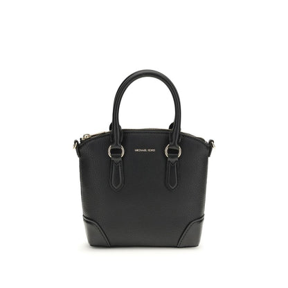 Michael Kors Black Calf Leather Bos Taurus Shoulder Bag