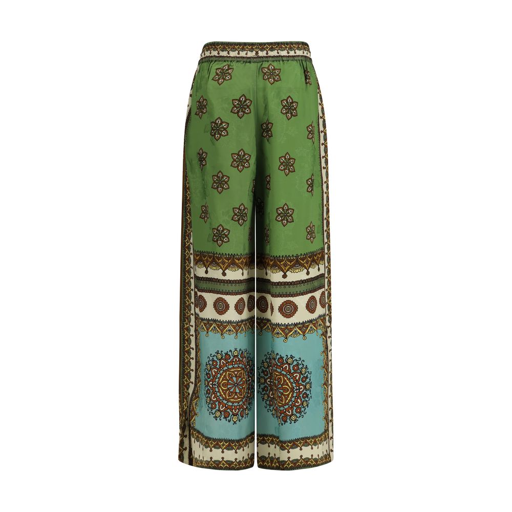 Alemais Multicolor Viscose Casual Pants