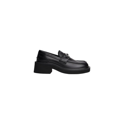 Tommy Hilfiger Jeans Black Leather High Heel Pumps