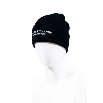 Armani Exchange Blue Polyester Cap (Baseball Hat)