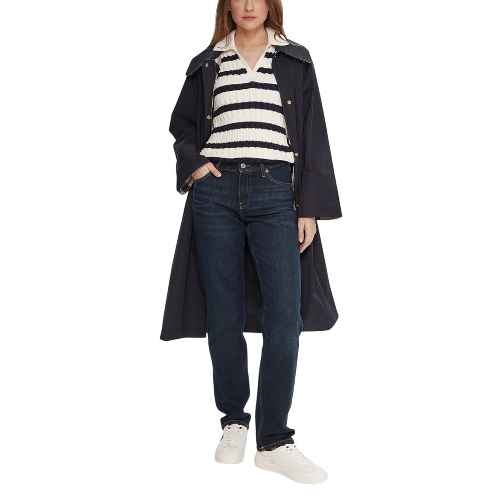 Tommy Hilfiger Blue Recycled Cotton Mom Jeans