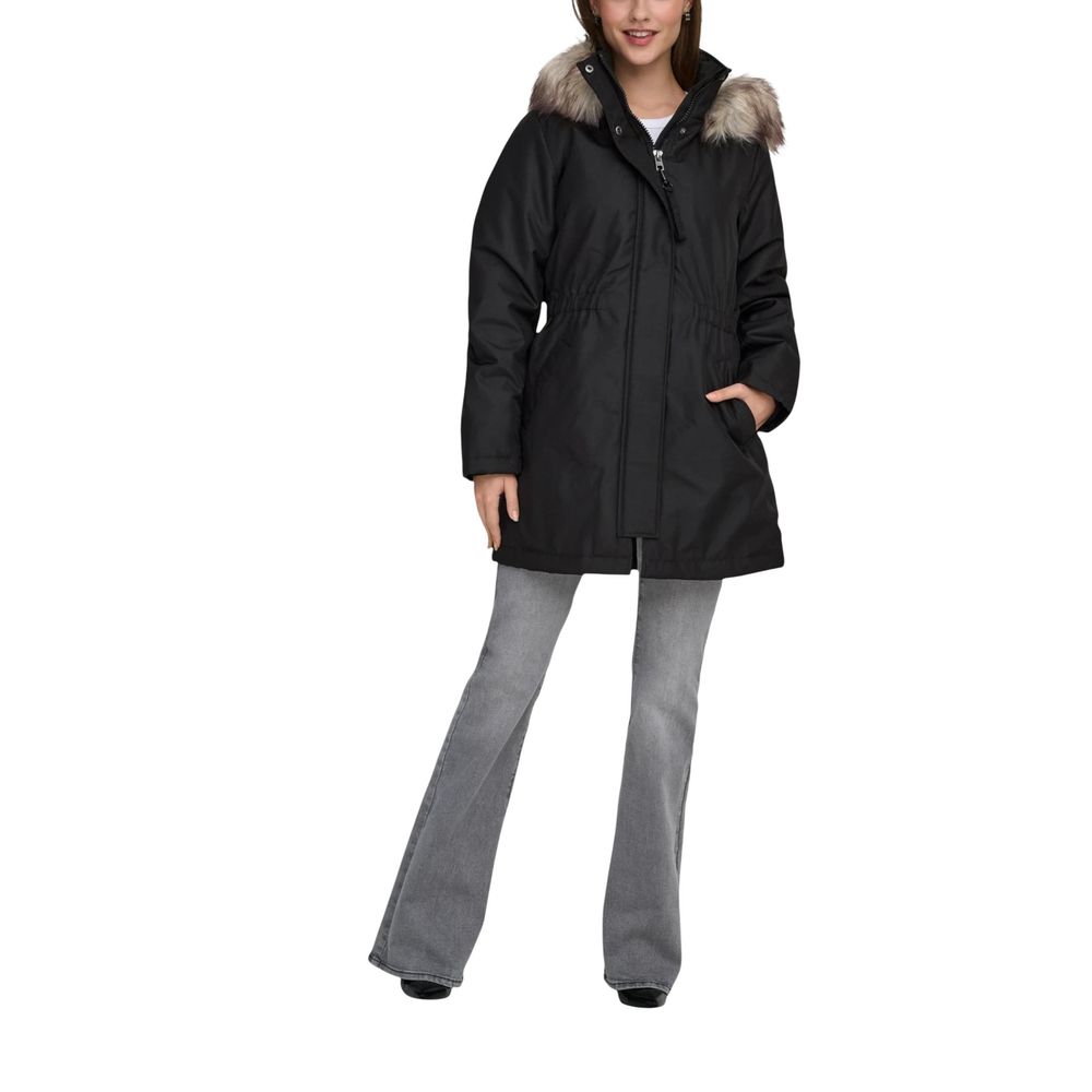 Only Black Recycled Polyester Parka