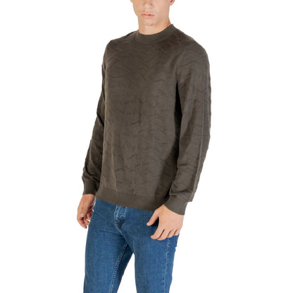 Armani Exchange Green Marabou Sweatshirt